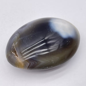 Galet d'Agate Grise - 121g - GALAG-029