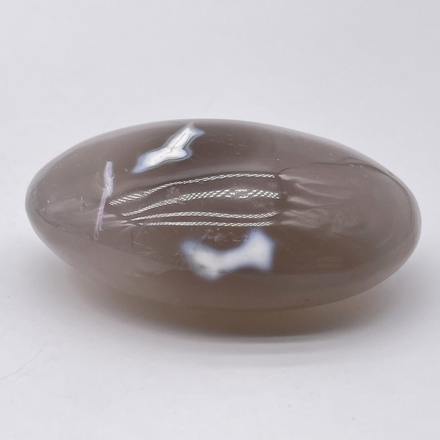 Galet d'Agate Grise - 110g - GALAG-030