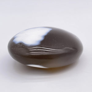 Galet d'Agate Grise - 125g - GALAG-021