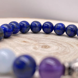 Bracelet Lapis-Lazuli Bouddha 7 Chakras