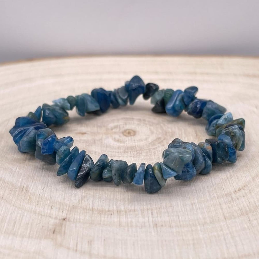 Bracelets apatite bleue 6mm - Mosaik bijoux indiens