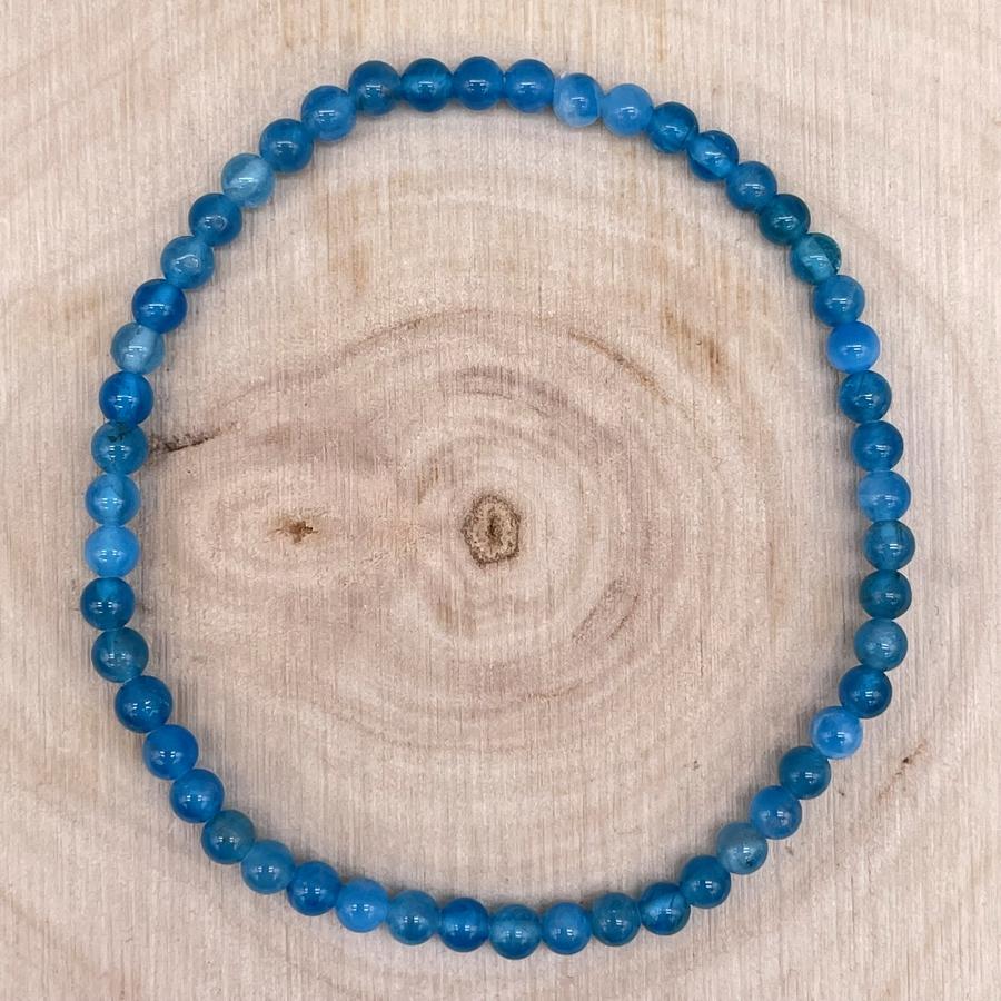 Blue Apatite Bead Bracelet – AEORA ROCKS INDIA -Healing Crystals superstore