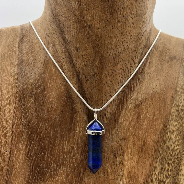 Pendentif Pointe Hexa Lapis-Lazuli Communication